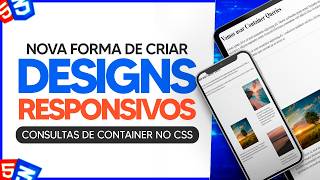 Consultas de Container no CSS  A Nova Forma de Criar Designs Responsivos [upl. by Leikeze]