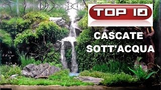 Top 10 bellissime cascate in acquario Waterfall Underwater [upl. by Zoarah]