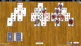 Tri Peaks Solitaire  How to Play [upl. by Rashida227]