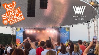 Wincent Weiss beim Sunset Beach Festival Highlights No 1 sunsetbeachfestival wincentweiss ☀️🏖️🎶 [upl. by Aicssej]