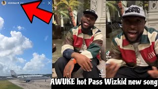 Wizkid SHOWOFF His Private Jet as Davido New song AWUKE hot pass “Piece of my Heart” [upl. by Elephus948]