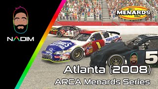 The most unexpected finish  Arca Menards  Atlanta 2008 VR [upl. by Milah969]