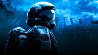 🎧 Thunder and Rain with Halo 3 ODST Piano 8 Hours  Sleep and Relaxation [upl. by Mulderig]