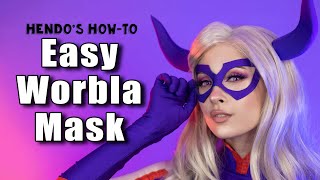 HowTo Simple Easy Worbla Mask as Mt Lady [upl. by Cohligan]