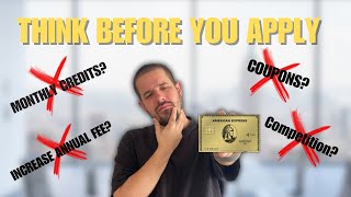 American Express Gold Card 5 Things to Consider before Applying [upl. by Akemot]