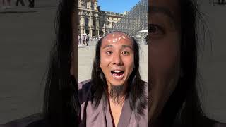 Louvre Museum ASMR SAMURAI shaving razor topknot 侍 shavingtime [upl. by Anitserp]