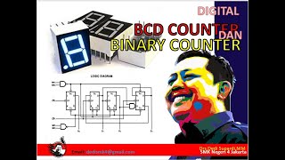 BCD dan BINARY COUNTER [upl. by Aihsik127]