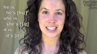 How to Pronounce Contractions American English Pronunciation [upl. by Larner]