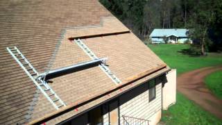 How to Apply Roofing to a steep roof [upl. by Charron]