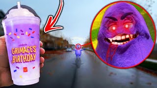 Do Not Drink GRIMACE SHAKE From MCDONALDS At 3AM GRIMACE BIRTHDAY [upl. by Riorsson]