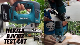 Makita DJV182z 18volts  Brushless motor  jig saw test [upl. by Othilie]