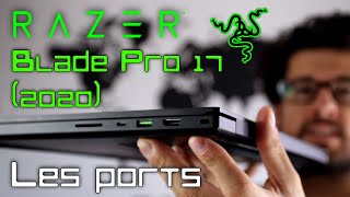 Razer Blade Pro 17 2020 1 Lordi portable 17quot compact avec la MEILLEURE SÉLECTION DE PORTS [upl. by Aalst]