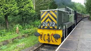 East Lancashire Heritage Railway Diesel Gala June 2023 Trains Passing Summerseat Station [upl. by Netnerb]