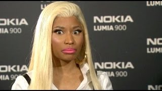 Nicki Minaj interview on her hair color [upl. by Drofnats691]