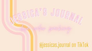 Live Order Packing  07232024 Livestream  Jessicas Journal [upl. by Einomrah11]