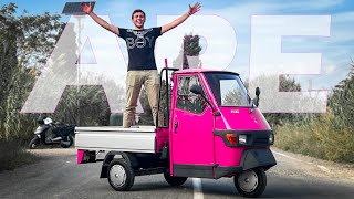 LA BARA A 3 RUOTE⚰️  TEST PIAGGIO APE 50 [upl. by Barnett176]