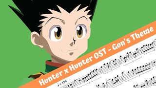 Hunter x Hunter OST  Gons Theme Flute [upl. by Ainoda41]