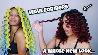 I Finally Tried WAVE FORMERS On My Natural Hair  The Switch Up 👀 [upl. by Settera294]