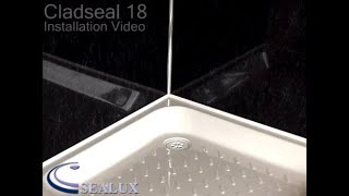 Installing Cladseal for PVC Shower Wall Panels [upl. by Labaw]