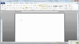 Microsoft Word 2010 Interface  environment  Tutorial 1 [upl. by Latsirhc]