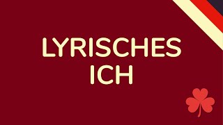 Lyrisches Ich  schnell amp einfach erklärt animiert 🇩🇪 [upl. by Floria]