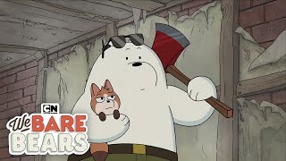 Bear Squad and the Fox Family  We Bare Bears  Cartoon Network [upl. by Enitselec591]