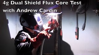 4gOverhead Welding Flux Core Test [upl. by Leumas]