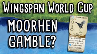 Wingspan World Cup  Taking the Moorhen Gamble [upl. by Halbeib486]