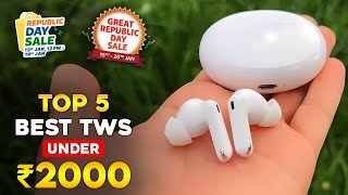 Top 5 Best Earbuds Under ₹2000 2024 ⚡ Latest TWS Under 2000 ⚡ Best TWS Earbuds Under 2000 ⚡ [upl. by Constantine477]