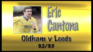 ERIC CANTONA  Oldham v Leeds 9293  Retro Goal [upl. by Ygiaf]