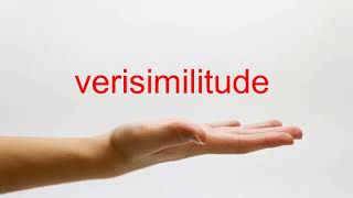 How to Pronounce verisimilitude  American English [upl. by Liamsi]