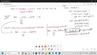 Day 31 Python Constructor  and its types with example [upl. by Cirdnek]