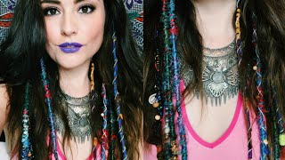 DIY Hair Wrap Extensions 3 Styles [upl. by Russell]