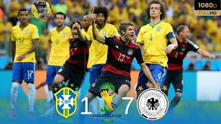 Epic World Cup Upset Brazil 17 Germany  Relive the Shocking Highlights  2014 World Cup HD [upl. by Felise]