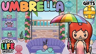 New Free Rainbow Umbrella Gift on Toca Life World  Novo Guardachuva Arcoíris Grátis no Toca Boca [upl. by Deaner]