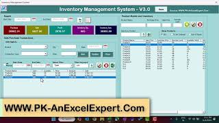 Inventory Management System V30 in Excel [upl. by Cerys]