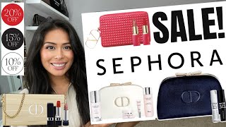 SEPHORA HOLIDAY SAVINGS EVENT RECOMMENDATIONS amp WISHLIST DIOR YSL TOM FORD ARMANI ON SALE [upl. by Ilera]