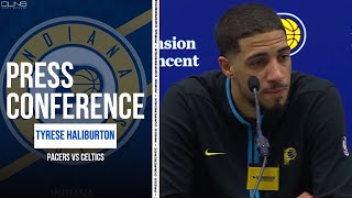 Tyrese Haliburton Celtics Are BEST Team in NBA  Pacers Postgame Interview 1624 [upl. by Vitkun]