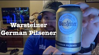 First Taste Warsteiner German Pilsener Beer Review [upl. by Nirag]