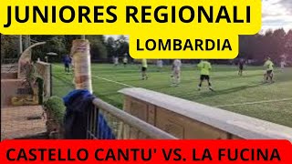 28 minuti di CASTELLO CANTU vs LA FUCINA MUGGIO 🔴 Campionato Juniores REGIONALI LOMBARDIA [upl. by Ilak985]