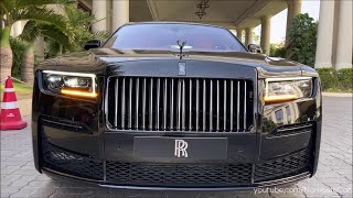 RollsRoyce Black Badge Ghost 2022 ₹12 crore  Reallife review [upl. by Arehc]