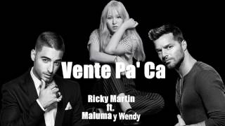 Vente Pa Ca  Ricky Martin  Remix ft Maluma  Wendy Red Velvet [upl. by Vida997]