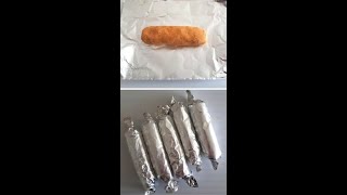 Hallaquitas de chicharrón envueltos con papel de aluminio Ingredientes 👇 [upl. by Layne]