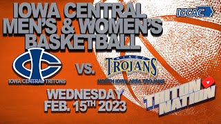 Iowa Central Mens and Womens Basketball Tritons vs NIACC Trojans 2152023 [upl. by Obla]