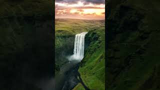 Skogafoss waterfall Iceland 🇮🇸 [upl. by Oilut237]