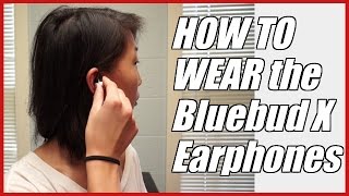 How to Wear Jaybird Bluebudx X Earphones  Demonstration On Getting a Good Fit [upl. by Ahseyn147]