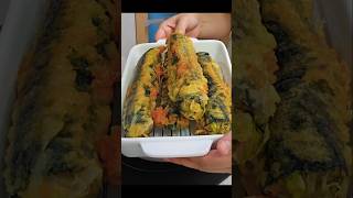 누구나 쉽게 만드는 바삭한 대왕 김말이  Crispy king seaweed roll that anyone can make easily foodcooking자취요리 [upl. by Sherj]