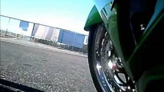 Rickey Gadson test 2011 ZX14 against 2012 ZX14R at the dragstrip [upl. by Draned]