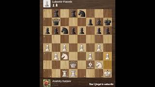 Anatoly Karpov vs Lubomir Ftacnik • Chess Olympiad  Greece 1988 [upl. by Silecara408]