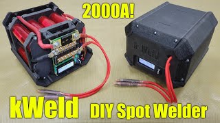 kWeld DIY Spot Welder  Custom Battery amp Enclosure [upl. by Eriam]